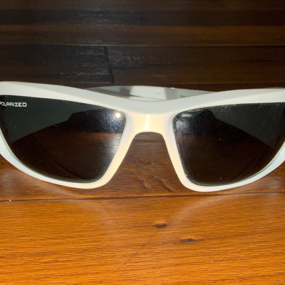 LIKE NEW- Edge Eyewear White Polarized Sunglasses